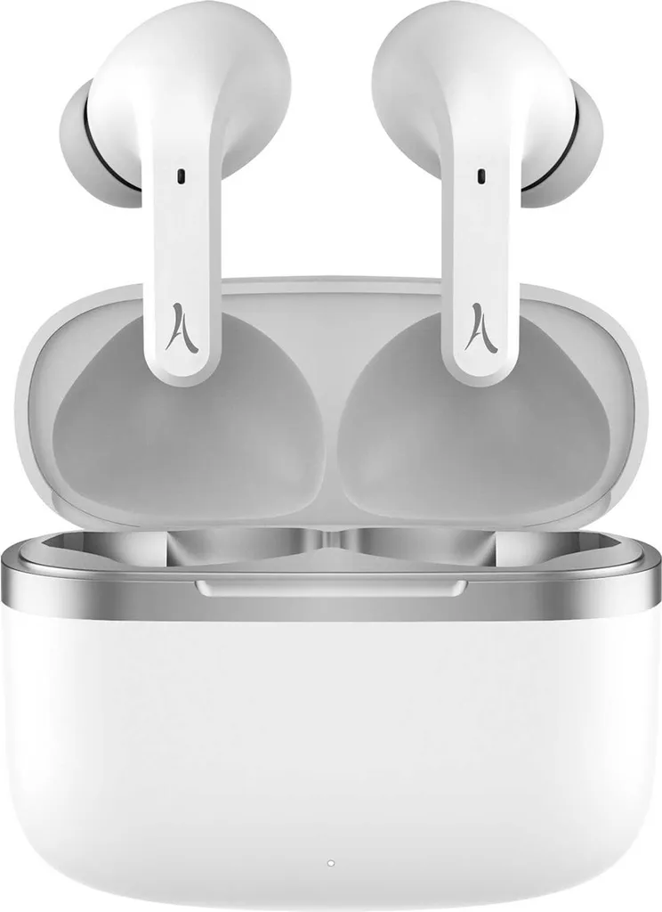 Akashi Écouteurs sans fil Bluetooth tactiles Blanc avec 6h d'autonomie
