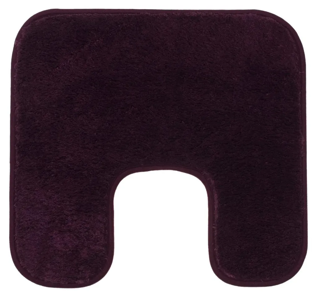 Tapis de WC RIO en microfibre pour salle de bain - 50x45cm - Couleur Baie