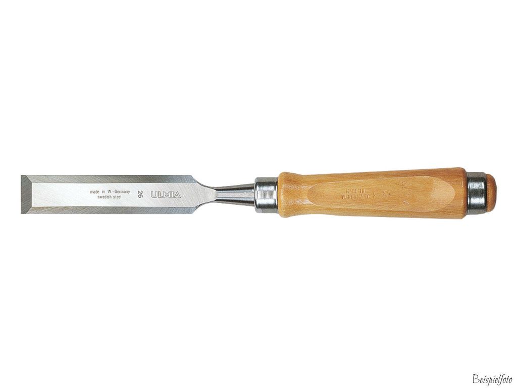 Ulmia 164-20 Stemmeisen Stechbeitel Aufhängeäse Ovale Griffform 20mm Länge 305mm