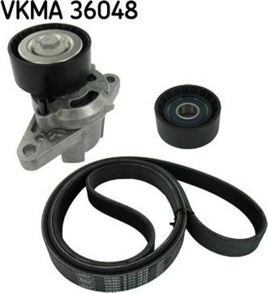 Courroie trapézoïdale pour Logan, Laguna et Thalia - SKF VKMA 36048