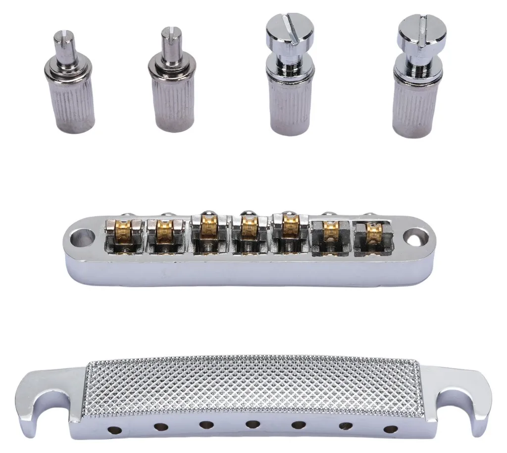 Améliorez votre guitare 7 cordes avec ce chevalet Tune-O-Matic complet