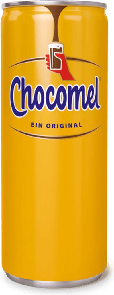 Chocomel - Schokoladenmilch Chocomel Zinn 250ml | Tablett A Produktbild 