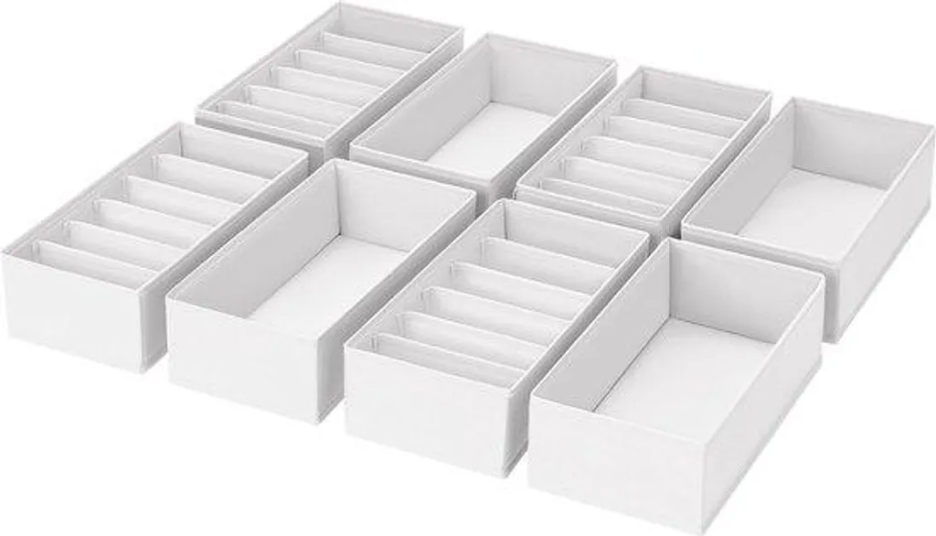 Fini le Désordre : Lot de 8 Organisateurs de Vêtements Enfant 30x15 cm