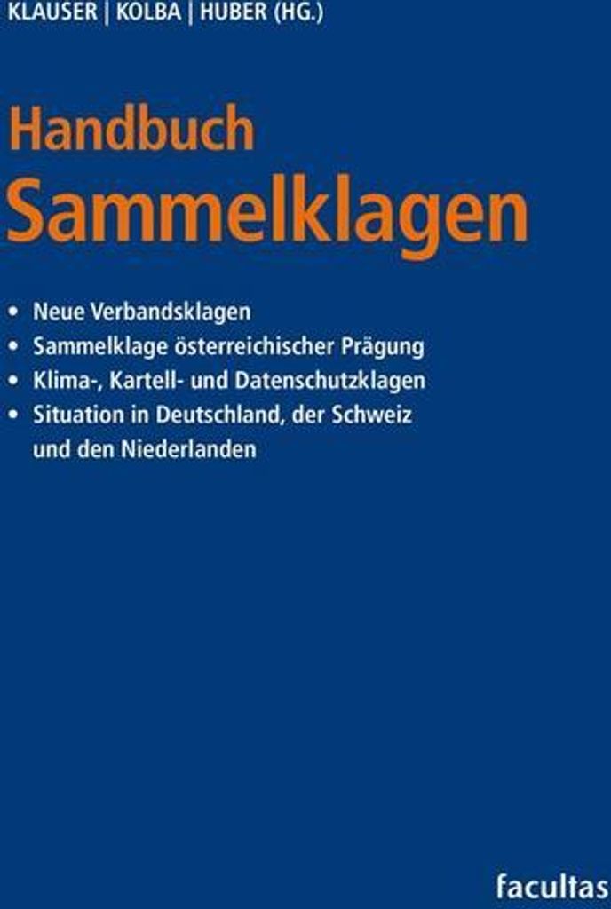 Handbuch Sammelklagen