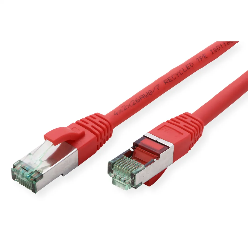 ROLINE RM Cavo Patch Cat.6A S/FTP 1m Rosso | 10Gbps Alta Qualità - 3