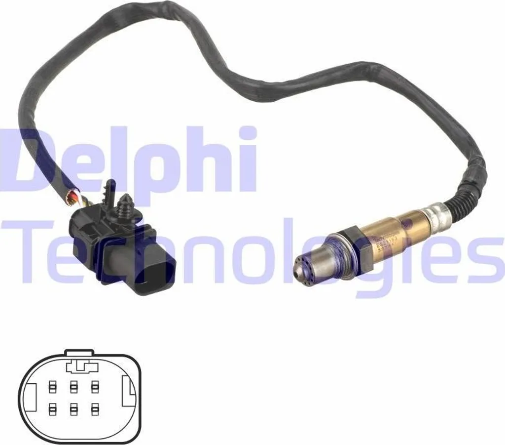 Sonde Lambda Delphi ES21163-12B1 pour Ford Focus Mondeo S-Max 1538445