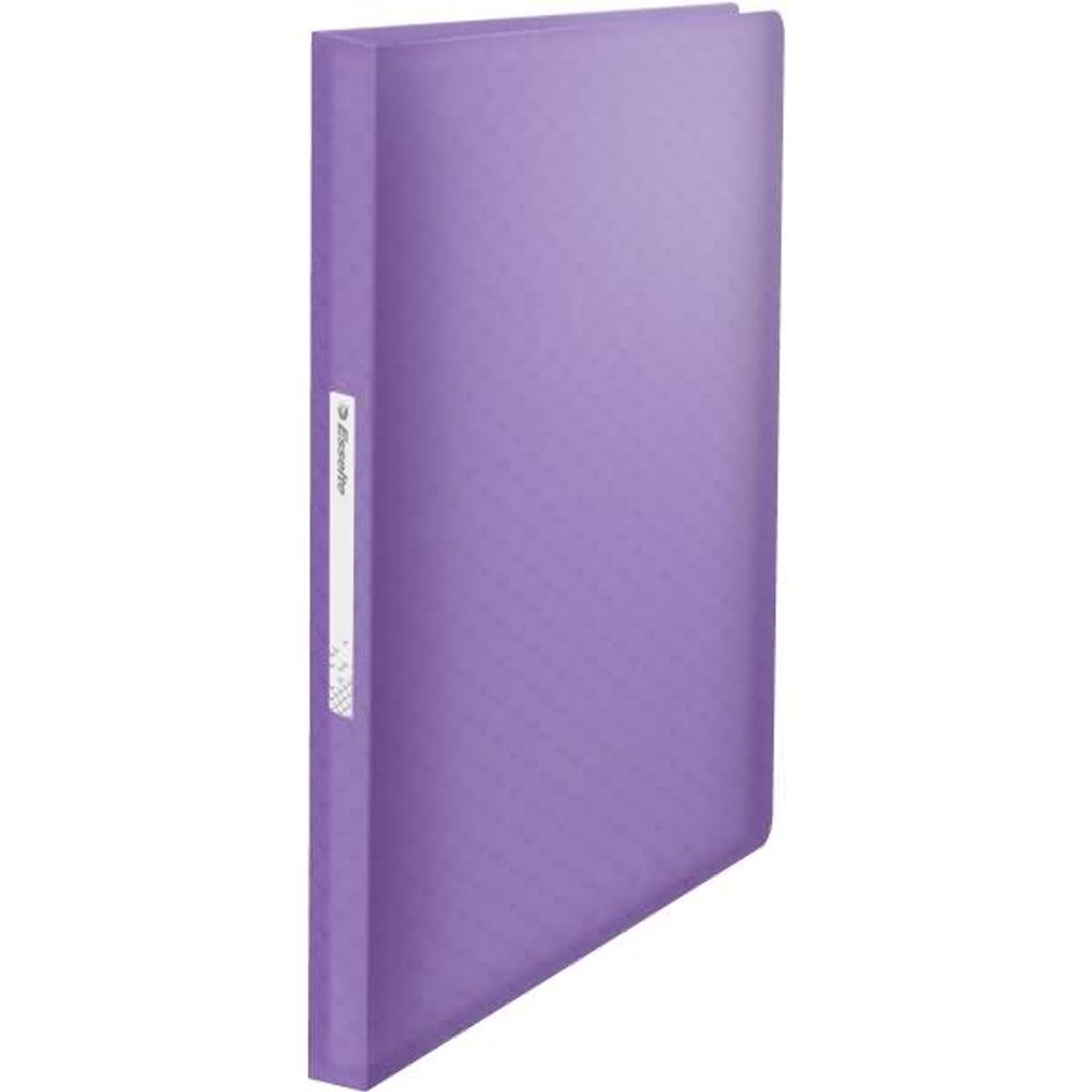 Esselte 628446, Lavendel, Durchscheinend, Polypropylen (PP), 80 Taschen, 160 Blätter, Porträt, A4