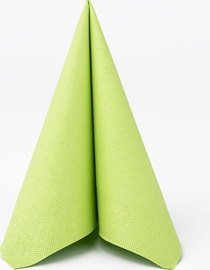 Sovie HORECA Serviette Kiwi aus Tissue Deluxe , 4-lagig, 40 x 40 cm, 50 Stück