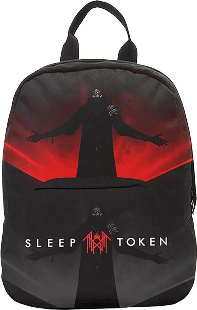 Sleep Token Mini-sac à dos Red Light RO13858 Noir et Rouge Taille Unique