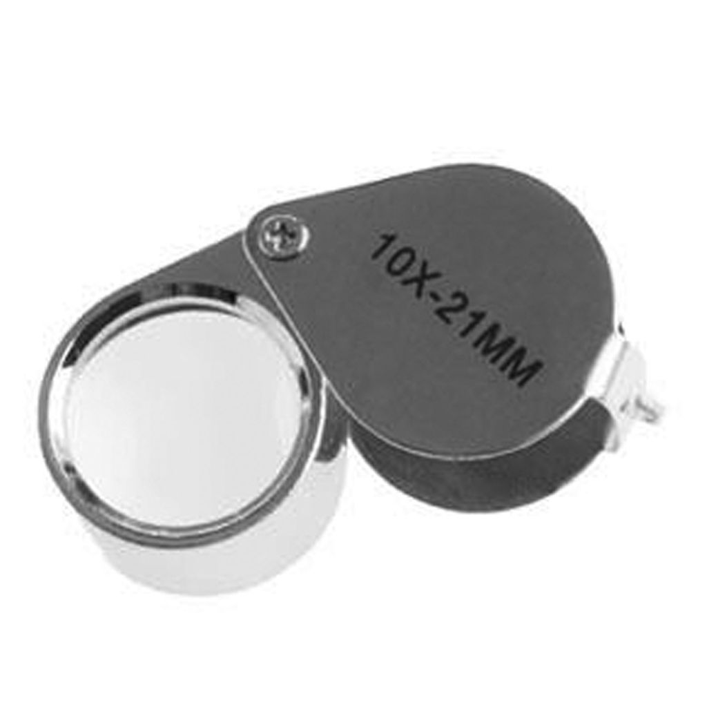 20x 10x faltbarer Juwelier Eye Loupe Metall Produktbild 