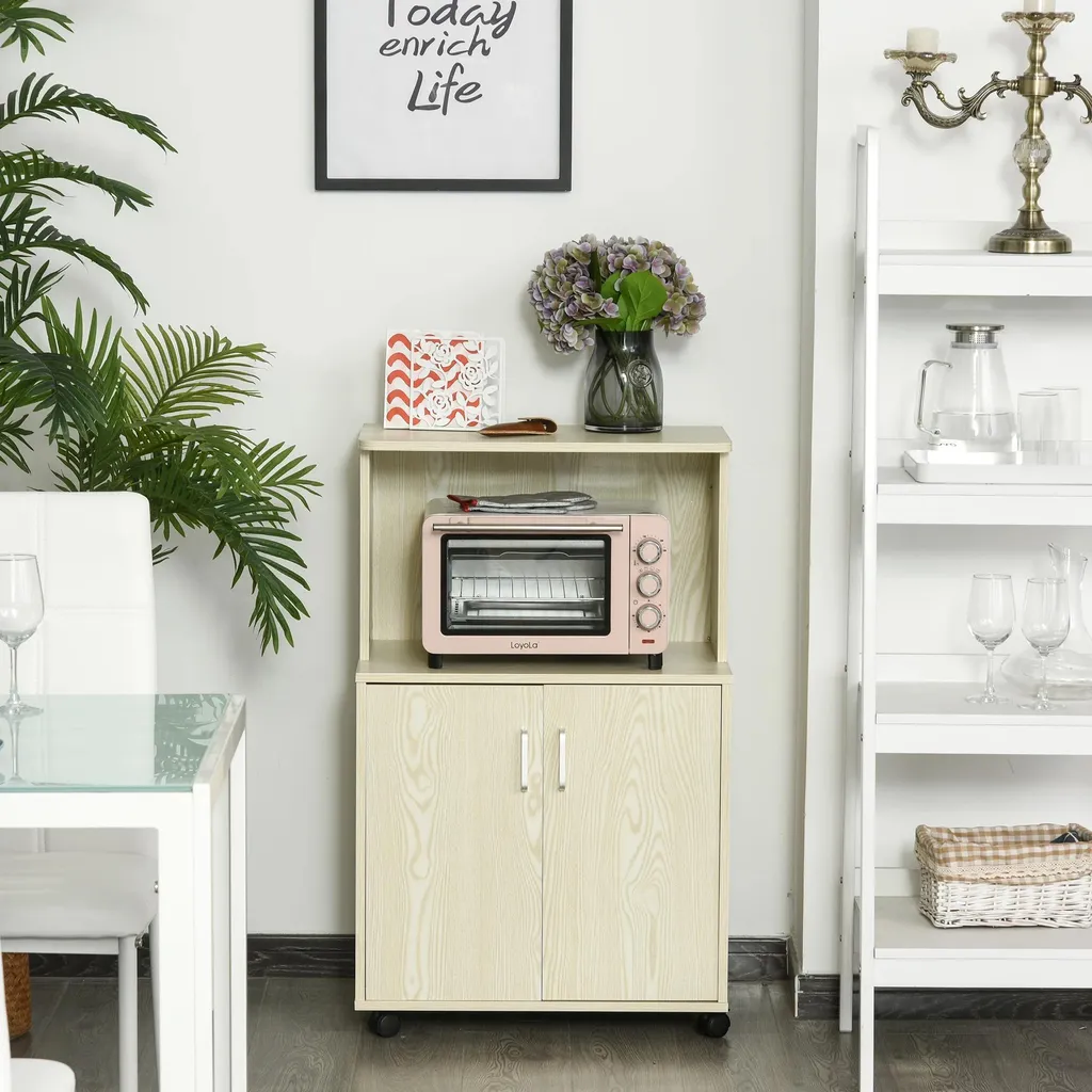 Buffet Bas Meuble de Salon Polyvalent avec Espace de Rangement Ajustable