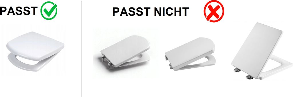 Toilettensitz kompatibel mit Cersanit Carina mit Produktbild 8