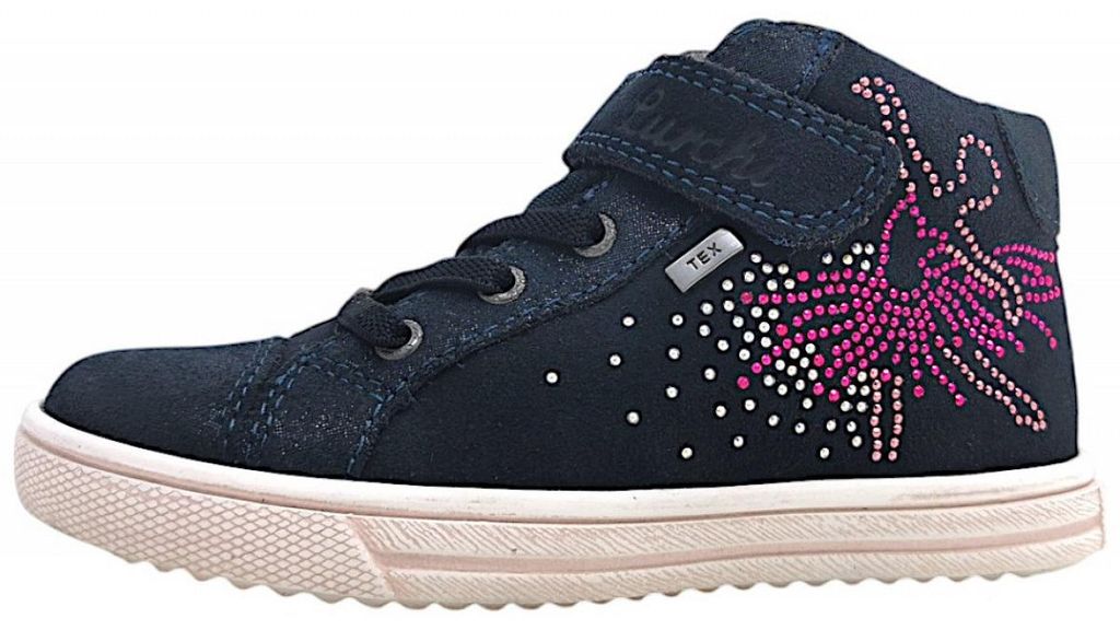 Lurchi Schnürstiefel Blau in Gr. 27 Produktbild 