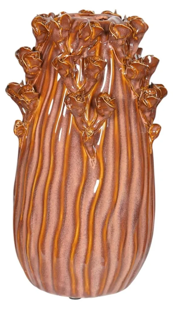 Vase design orange Bernou pour sublimer vos bouquets et votre intérieur