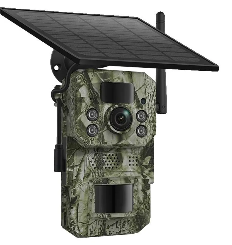 Caméra 4 MP vision nocturne infrarouge et angle 120° pour sécurité maison