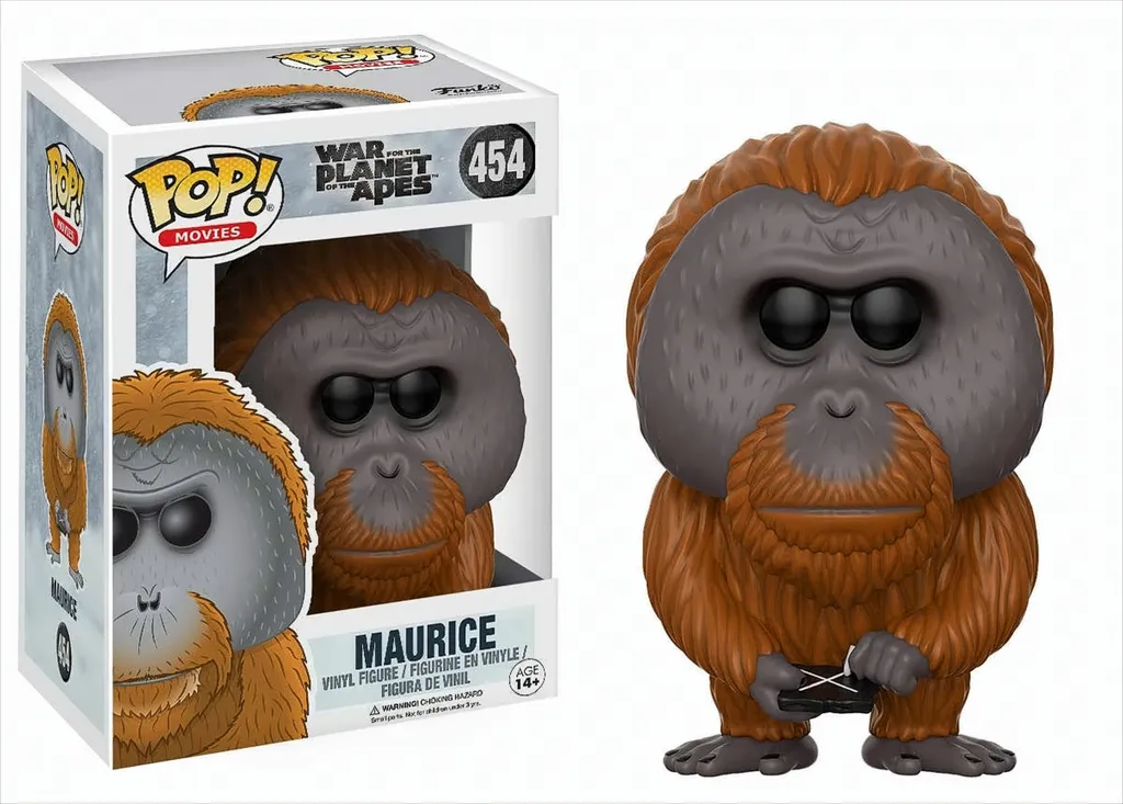Figurine Funko POP Maurice pour Décoration Bureau La Planète des Singes