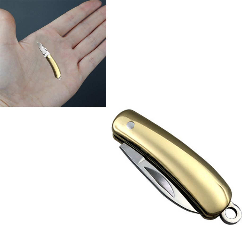 Mini coltello portachiavi, coltello tascabile pieghevole in Immagine del prodotto 