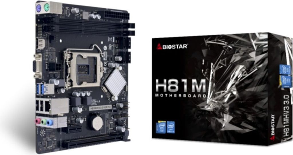 Biostar H81MHV3 3.0 H81, Intel, LGA 1150 (Socket H3), Produktbild 