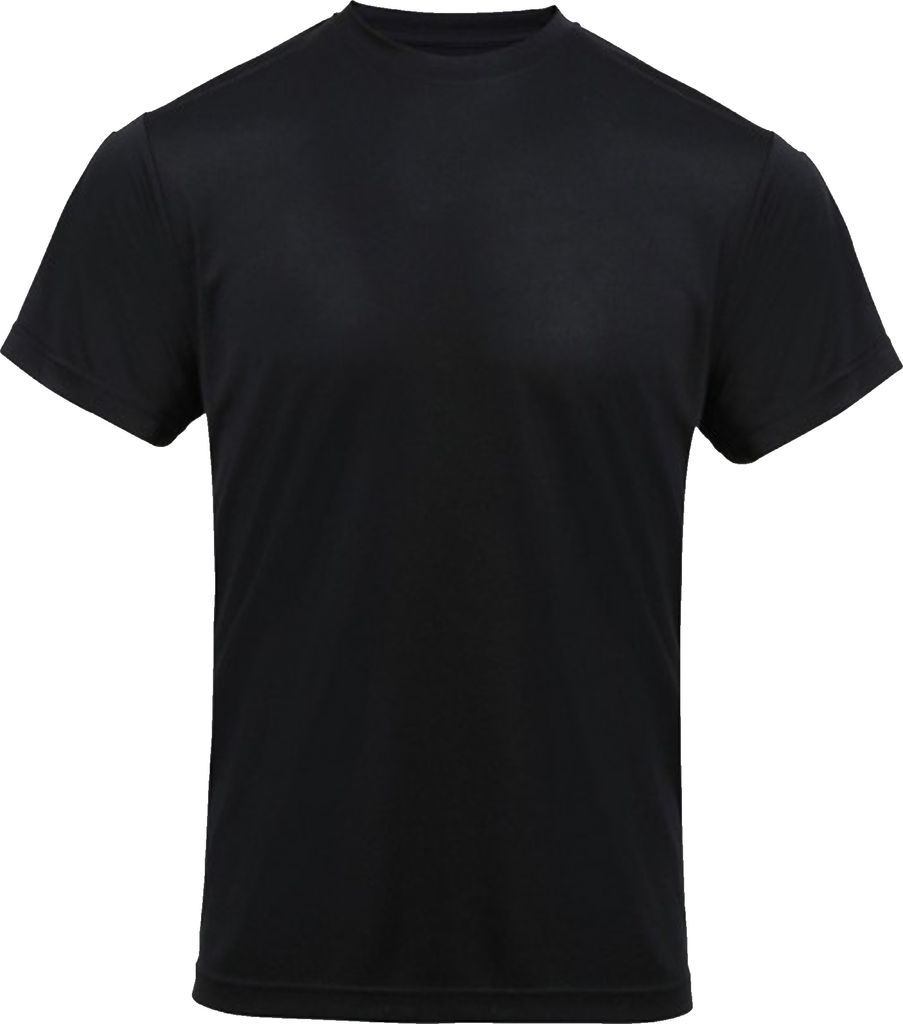 Premier Herren Chefs Coolchecker Kurzarm T-Shirt RW5591 (XS) (Schwarz)