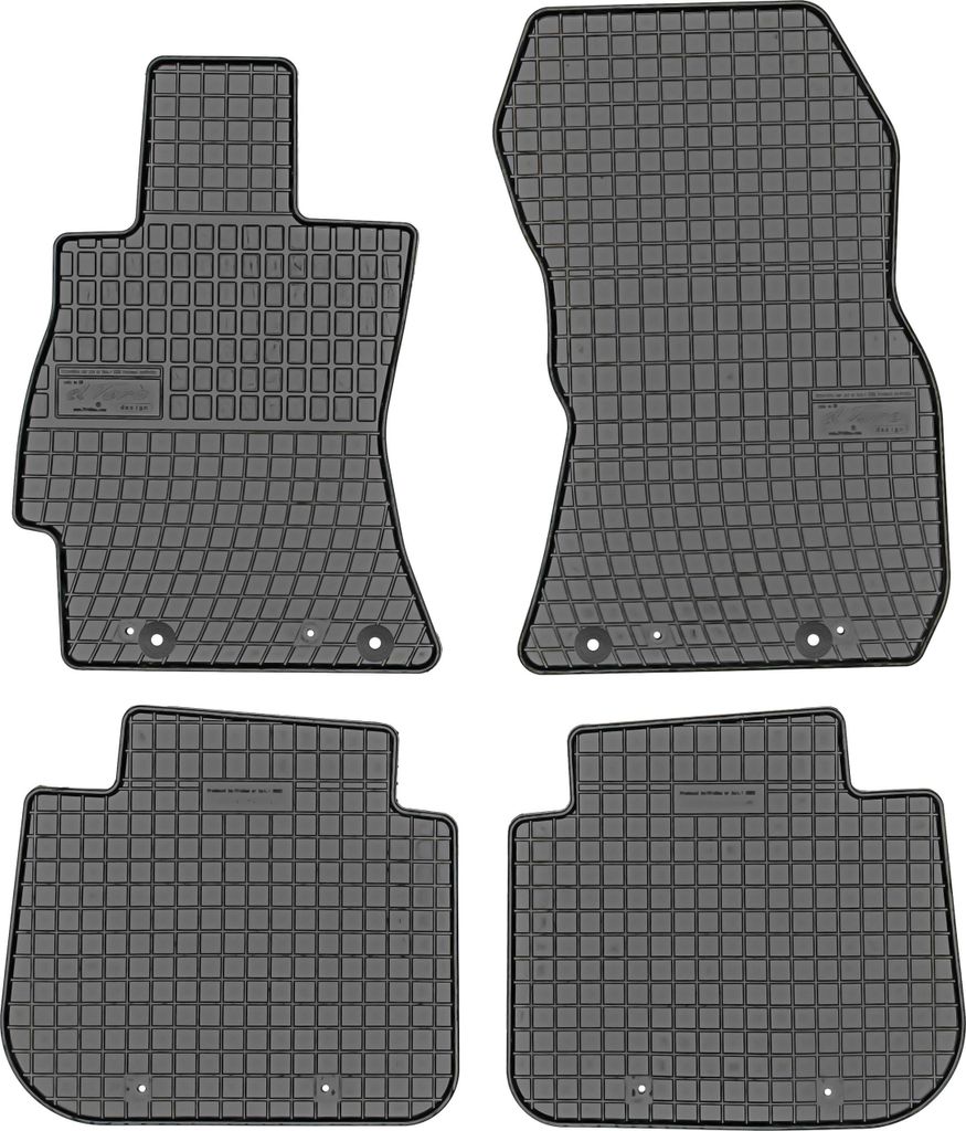 FROGUM ET0892 Fußmatten - Subaru Legacy V 2009-2014, AV vorne - INSTALLIERT