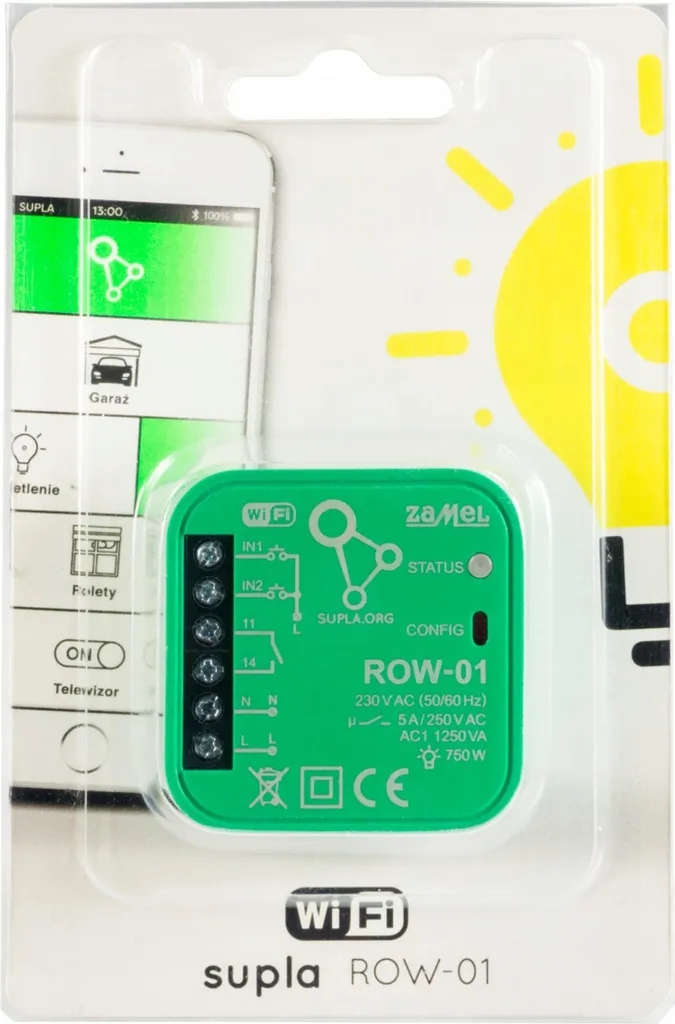 Module de commande Wi-Fi pour éclairage connecté ROW-01 Supla Zamel - 13