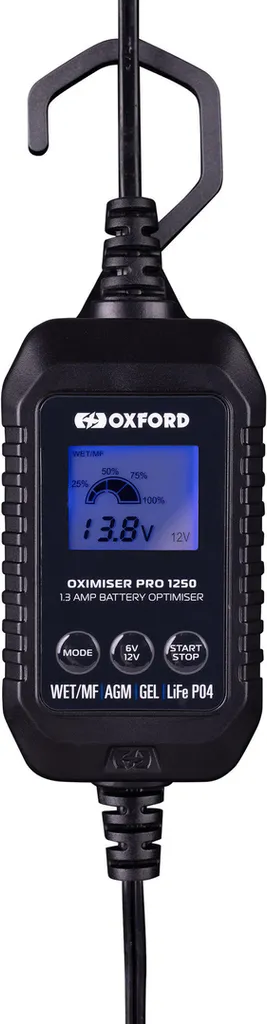 Chargeur de batterie moto et auto Oxford Oximiser Pro 1250 pour hiver