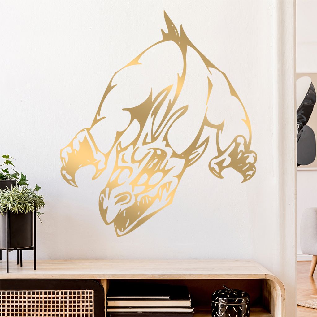 Drachen Klaue Wandtattoo in 6 Größen - Wandaufkleber Wall Sticker - Dekoration, Küche, Wohnzimmer, Schlafzimmer, Badezimmer