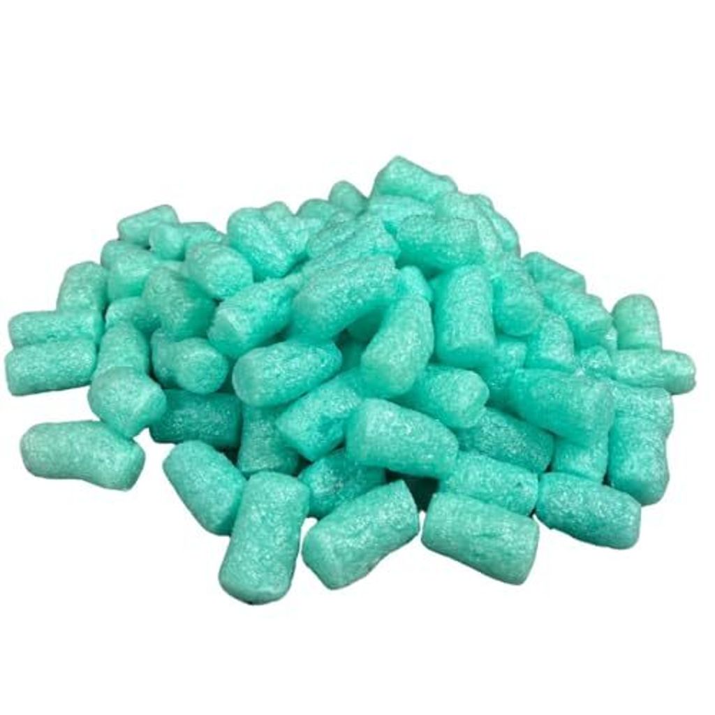 Verpackungschips Füllmaterial grün - 250 Liter /0,25 m3 - Produktbild 