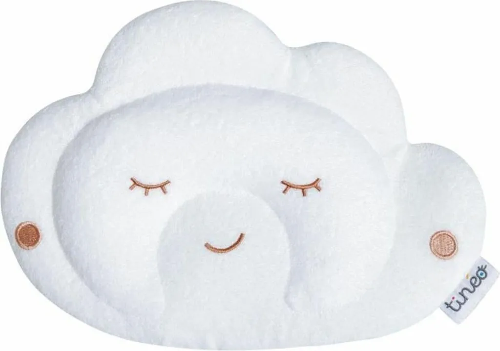 Coussin d'Allaitement Tineo Cloudy Blanc pour Soulager le Dos et les Bras