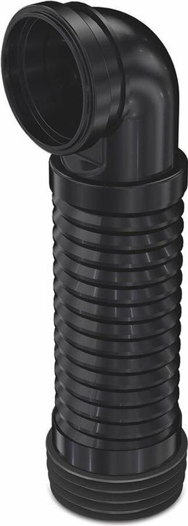 Flexibler Anschluss mit Bogen 90° für Hänge WC, 205-370mm