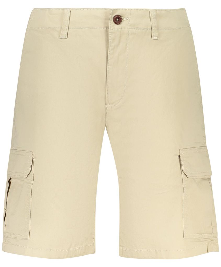 Beige Herren Short mit Taschen und Reißverschluss - Sommer-Look