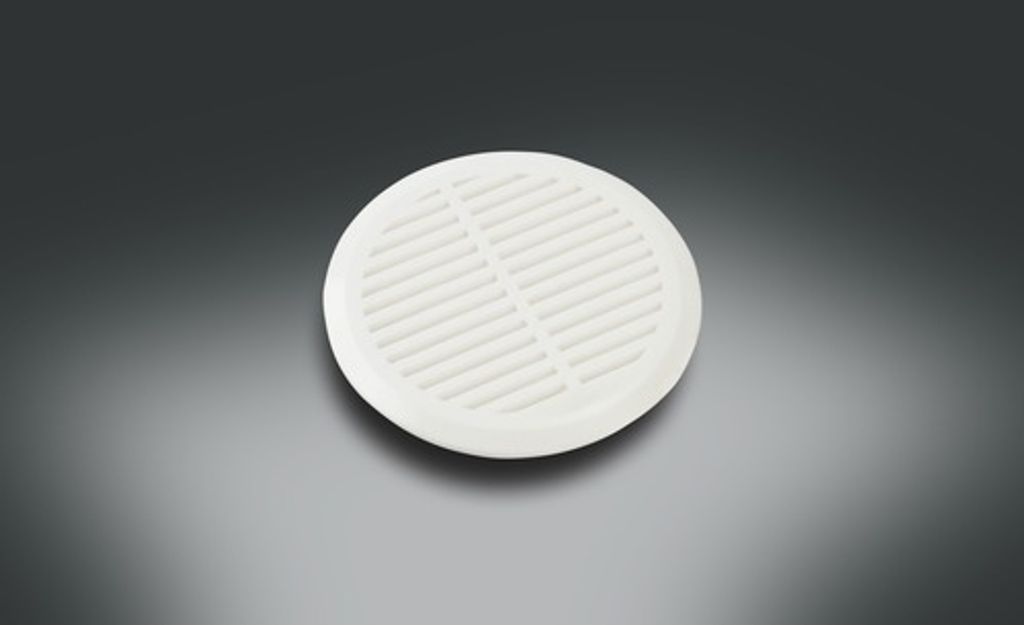 Möbelgitter Rotheigner Kunststoff weiß rund 50 mm Pack 4 Stück