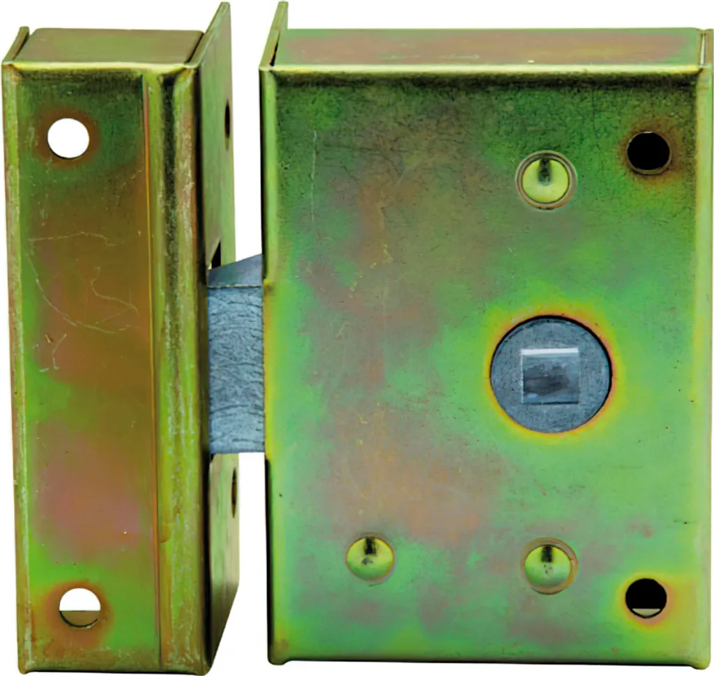 Verrou à bouton Yale 812-bc/60 de 60mm pour sécurité porte d'entrée