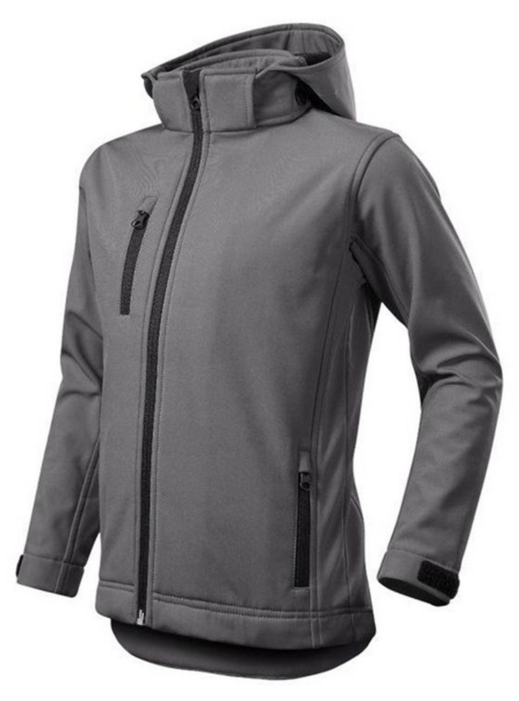 Malfini - Softshelljacke für Kinder PP6380 (128) (Stahlgrau)
