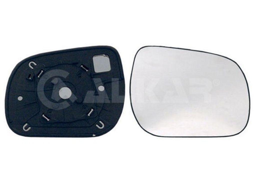 ALKAR Spiegelglas Außenspiegel Rechts für TOYOTA RAV 4 III (ACA3, ACE, ALA3, GSA3, ZSA3) 6402999