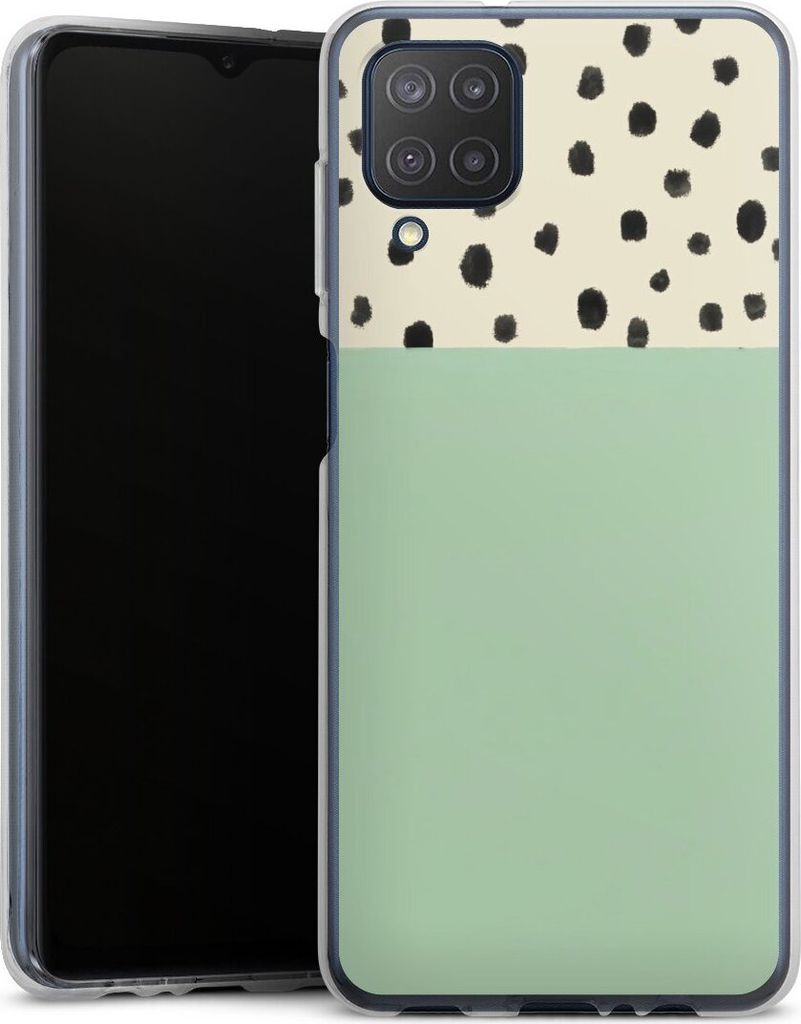 DeinDesign Handyhülle für Samsung Galaxy M12 Silikon Hülle Case Smartphone Schutzhülle Abstrakt Boho Polka Dots
