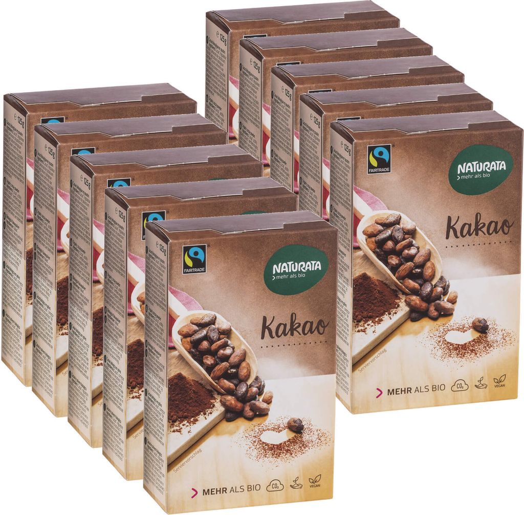 Kakao, alkalisiert, 10 x 125 g Produktbild 