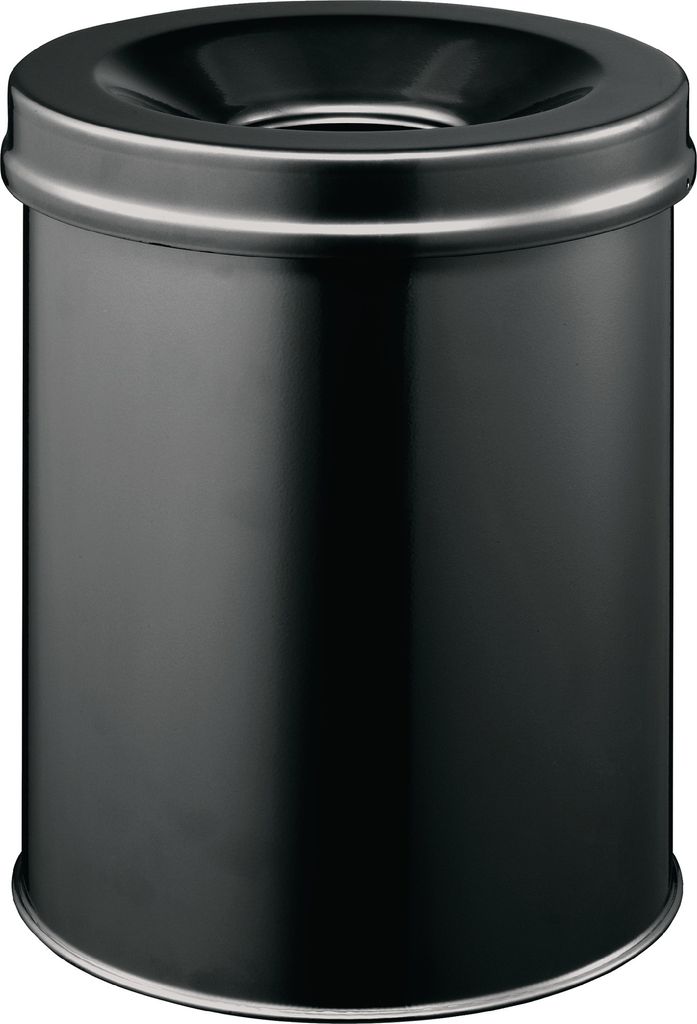 DURABLE Papierkorb SAFE rund 15 Liter schwarz
