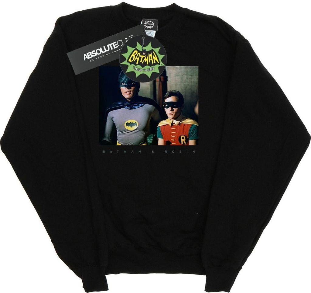 DC Comics - "Batman TV Series Dynamic Duo" Sweatshirt für Herren BI14240 (XXL) (Schwarz)