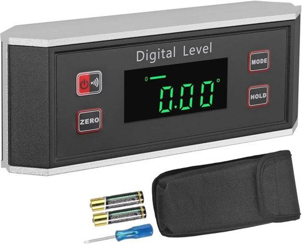 Inclinomètre digital étanche IP67 et base magnétique en V haute précision