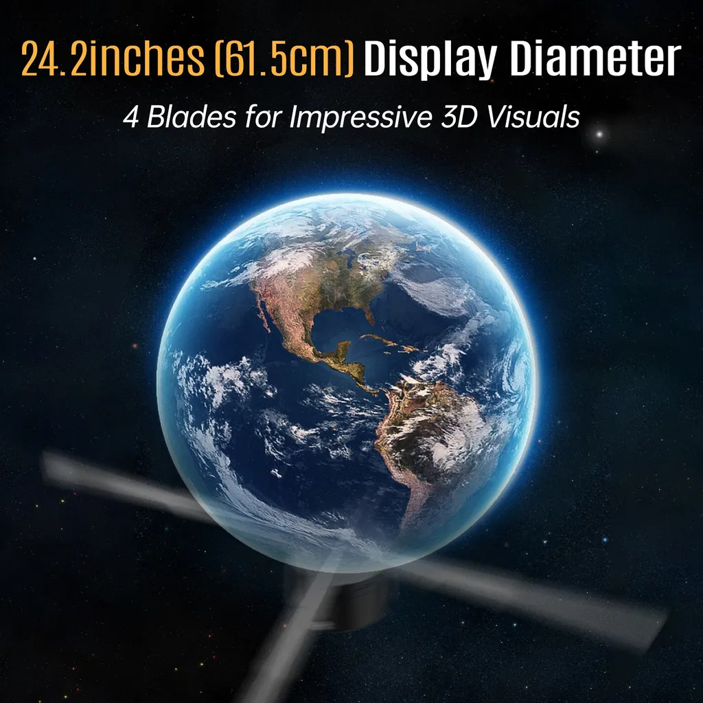 Projecteur Holographique 3D Haute Résolution 722 LED pour Vitrines de Magasin - 7