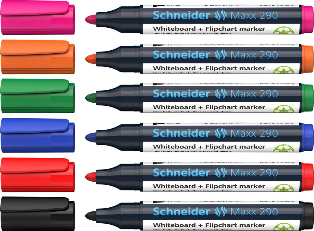Schneider 50-129096 6x Maxx 290 popisovače na biele tabule Obrázok produktu 