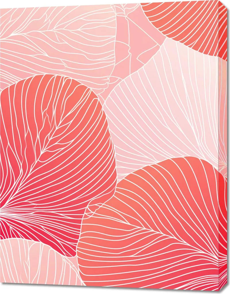Décoration Murale Jardin de Corail 70x90 cm aux Couleurs Éclatantes