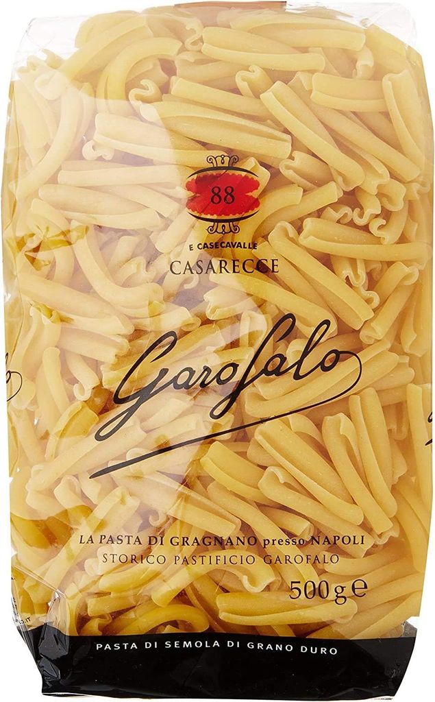 16x Garofalo Pasta di Gragnano IGP Casarecce N° 88 Hartweizengrieß Pasta 100% Neapolitanische Pasta Kurze Pasta Packung mit 500g