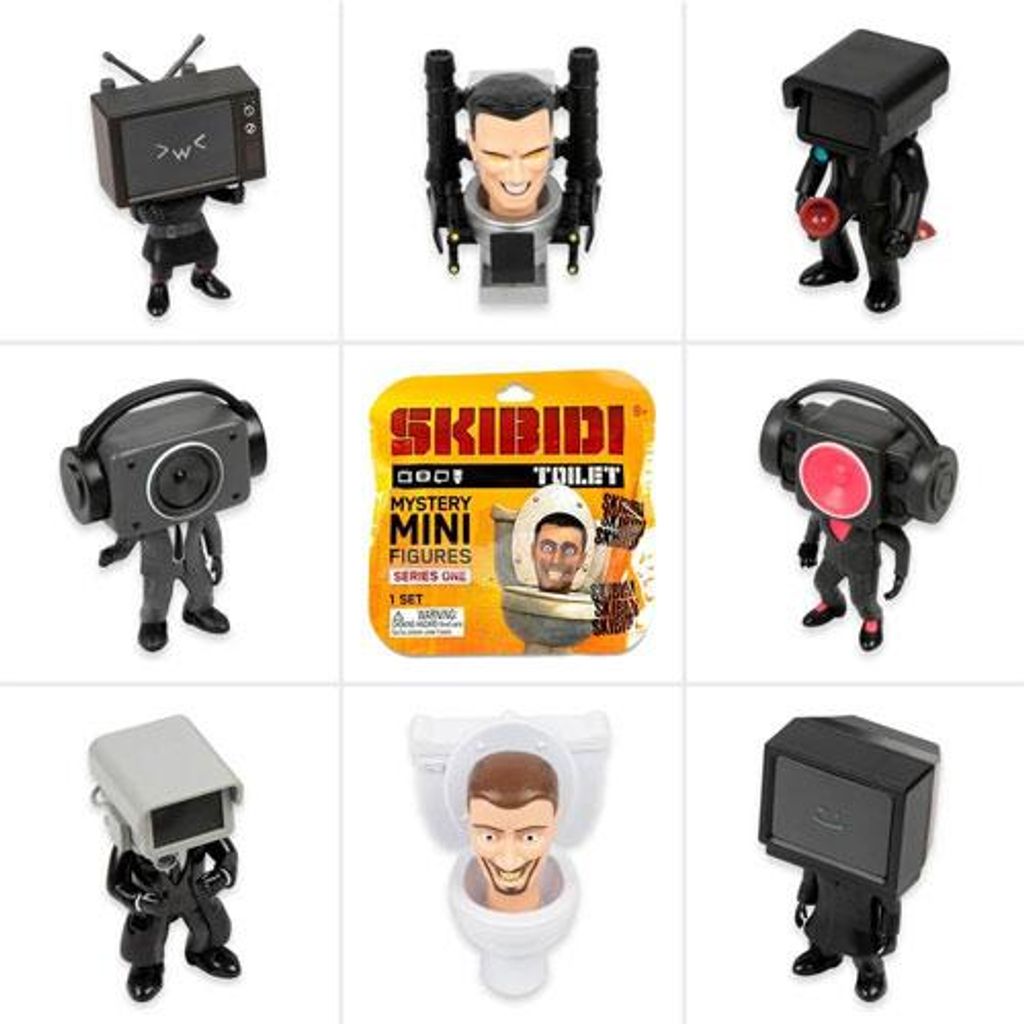 Skibidi Toilet 2.5" Mini Figures, 13 rok/roky, Vícebarevný Obrázek produktu 
