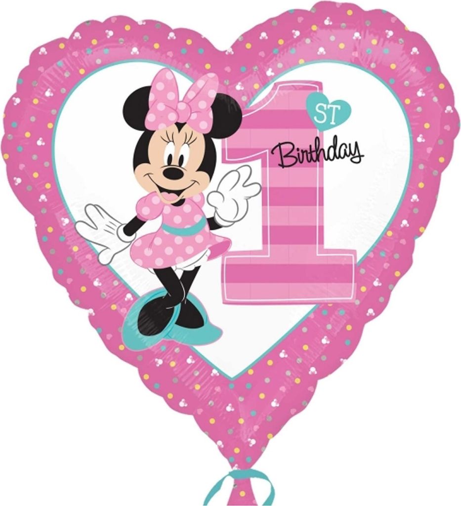 amscan MINNIE 1. narodeniny FOLIENBALLON FOLIENBALLON Obrázok produktu 