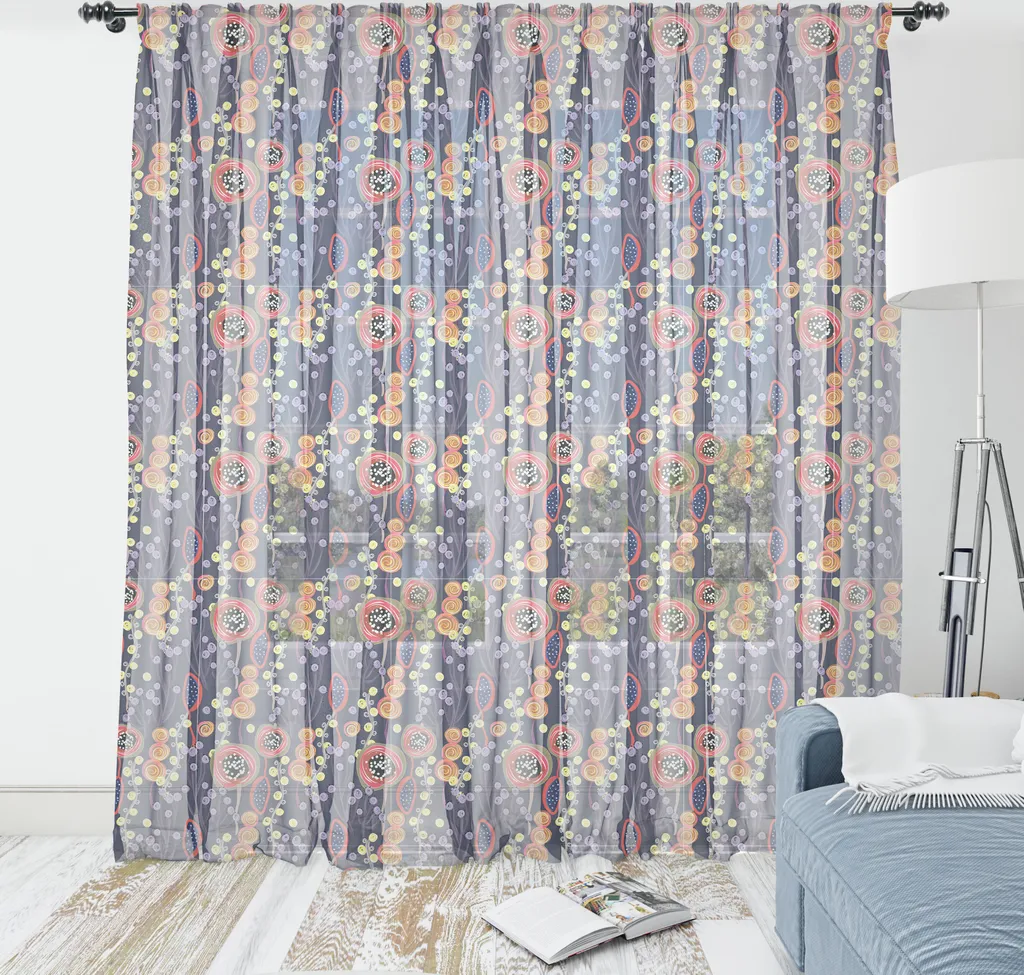 Arazzo Parete Soggiorno ABAKUHAUS Giungla Notte 135x274 cm Quartz