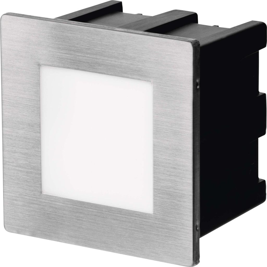 LED Treppenlicht – Einbauleuchte 80×80, 2W warmweiss IP65