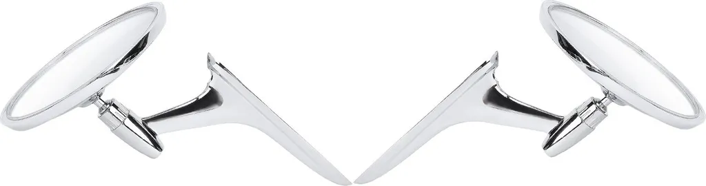 Miroir de remplacement pour voiture ancienne Impala Biscayne, kit complet - 5