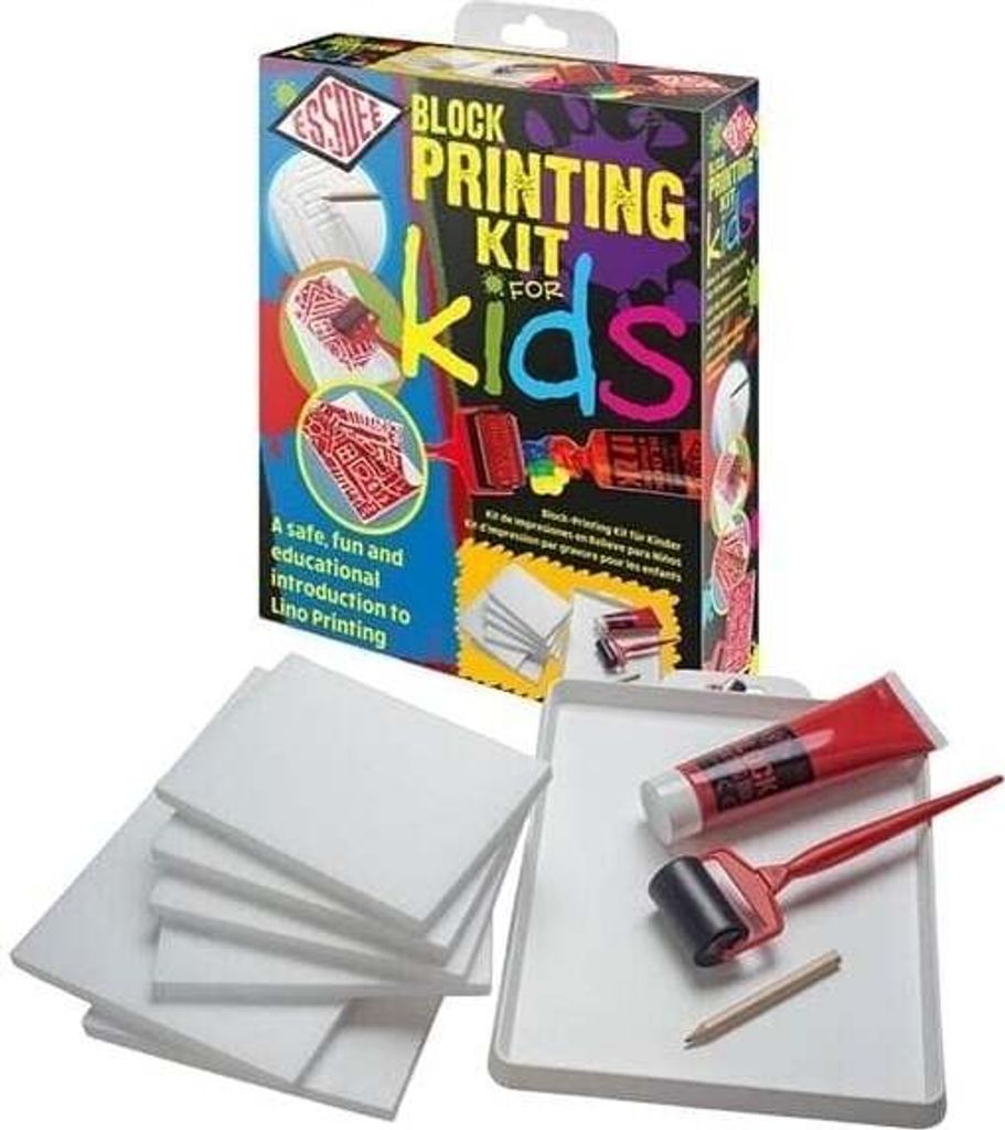 Essdee Blockdruck-Set für Kinder, (10er-Pack)